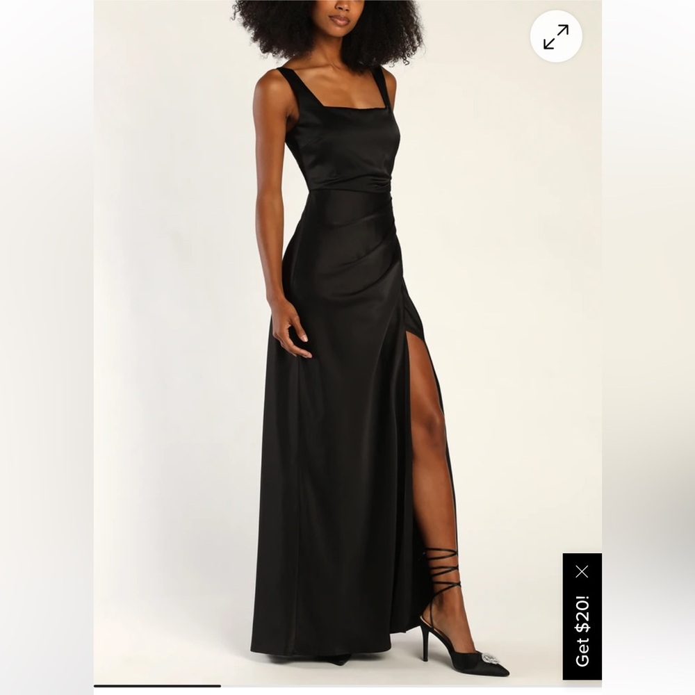Lulu's Black Maxi Dress
